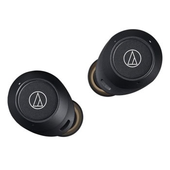 Слушалки Audio-Technica ATH-CKS30TW+, безжични, Bluetooth, до 6.5часа живот на батерията, черни | JAR Computers Слушалки Audio-Technica ATH-CKS30TW+ черни