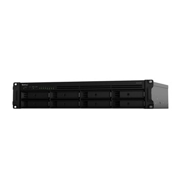 Мрежови диск (NAS) Synology RS1221RP+, четириядрен AMD Ryzen V1500B 2.2 GHz, без твърд диск (8x SATA 6Gb/s), 4GB DDR4, 4x 10/100/1000, 2x USB 3.2 | JAR Computers Synology RS1221RP+