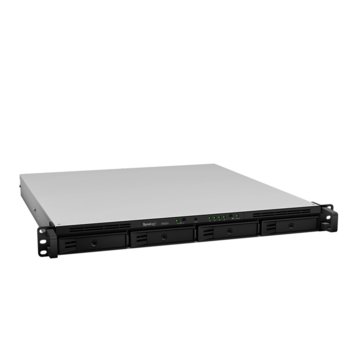 Мрежови диск (NAS) Synology RS820+, четириядрен Intel Atom C3538 2.1 GHz, без твърд диск, 2GB DDR4, 4x 1GbE port, 2x USB 3.0 image