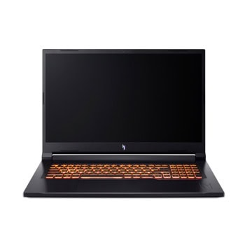 Лаптоп Acer Nitro V 17 AI ANV17-41-R7Y3 (NH.QYVEX.001), осемядрен AMD Ryzen 7 260 3.8/5.1GHz, 17.3" (43.94cm) Full HD IPS 180Hz Anti-Glare Display & GF RTX 5060 8GB (HDMI), 16GB DDR5, 1TB SSD, 1x USB 4.0 Type-C, Linux | JAR Computers Acer Nitro V 17 AI ANV17-41-R7Y3 NH.QYVEX.001