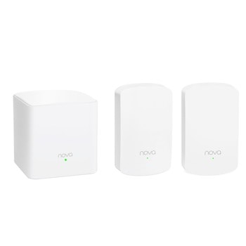 Wi-Fi Mesh система Tenda MW5 (3 Pack), 1200Mbps, 2.4GHz (300 Mbps)/ 5GHz (867Mbps), Wireless AC, 2x 10/100Mbps, 2 вътрешни антени | JAR Computers TENDA MW5G ( 3-PACK) MESH