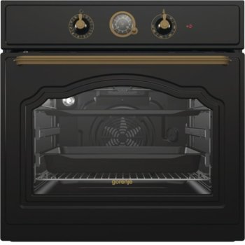 Фурна за вграждане Gorenje Classico BO7732CLB, клас А, 71л. обем, механично управление, електронен таймер, черна | JAR Computers Фурна за вграждане Gorenje Classico BO7732CLB