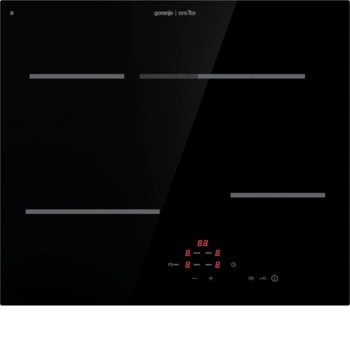 Стъклокерамичен плот за вграждане Gorenje ECT693ORAB, 4 нагревателни зони, StopGo функция, сензорно управление, таймер, черен | JAR Computers Gorenje ECT693ORAB
