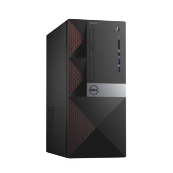 Настолен компютър Dell Vostro 3668 MT (N403VD3668EMEA01), четириядрен Intel Core i7-7700 3.60/4.20GHz, 8GB DDR4, 1TB HDD, 2x USB 3.0, клавиатура и мишка, Windows 10 | JAR Computers Dell Vostro 3668 MT N403VD3668EMEA01