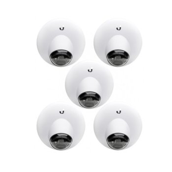 IP камерa Ubiquiti UniFi UVC-G3-DOME (5 pack), куполни, 2Mpix (1920x1080@30FPS), 2.8mm обектив, H.264, вътрешна, LAN100, микрофон | JAR Computers Ubiquiti UniFi UVC-G3-DOME-5