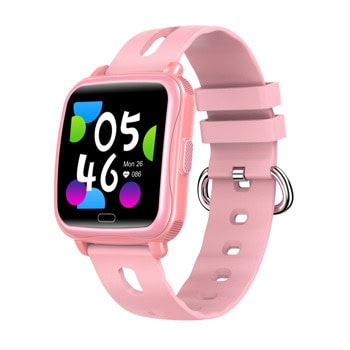 Смарт часовник Denver SWK-110PMK2, 1.4" (3.56cm) дисплей, Bluetooth, следене на съня, крачкомер, детски, розов | JAR Computers Denver SWK-110PMK2
