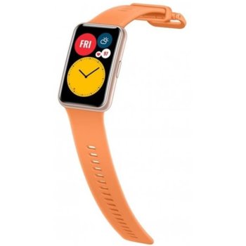 Huawei Orange Silicone Strap for Watch Fit