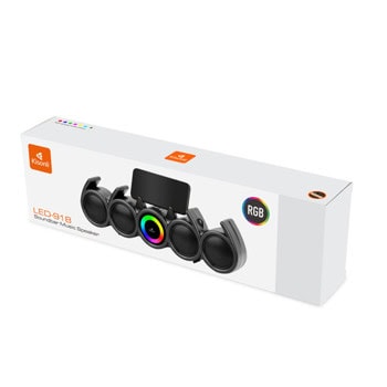 тонколона kisonli led-918 sd rgb aux черен 22317