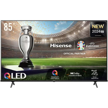 Телевизор Hisense 85E7NQ, 85" (215.9cm) DLED 4K/UHD Smart TV, HDR10+, Dolby Vision, Dolby Atmos, DTS Virtual:X, DVB-T2/T/C/S2/S, Wi-Fi, Bluetooth, LAN, 3x HDMI, 2x USB | JAR Computers Hisense 85E7NQ