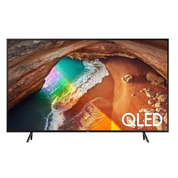 Телевизор Samsung QE55Q60RATXXH, 55" (139,7 cm) 4K ULTRA HD Smart QLED, Freesync, HDR 10+, DVB-T2/C/S2 x 2, Wi-Fi, 4x HDMI, 2x USB, черен | JAR Computers Samsung QE55Q60RATXXH