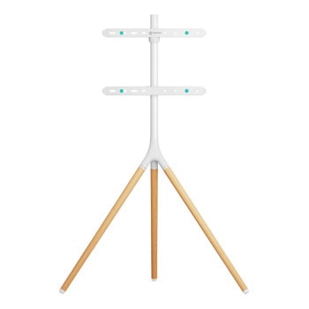 Стойка за телевизор ONKRON TS1220, за под, за екрани от 32" до 65", VESA 400x400, до 35кг, бяла | JAR Computers ONKRON TS1220 White