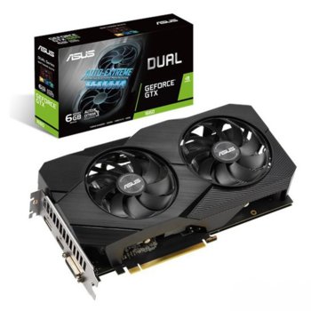 Видео карта Nvidia GeForce GTX 1660, 6GB, ASUS Dual EVO, PCI-E 3.0, GDDR5, 192bit, DisplayPort, HDMI, DVI-D | JAR Computers Asus DUAL-GTX1660-6G-EVO