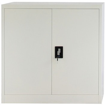 Метален шкаф RFG DZX-023, 1x рафт, прахово боядисан, метален, заключване, сив image