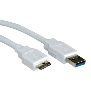ROLINE USB A(м) към USB Micro B(м) 0.8m 11.99.8873