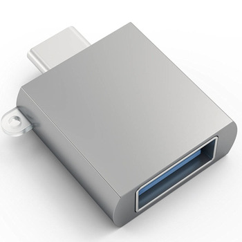 Адаптер Satechi ST-TCUAM, от USB-C(м) към USB-А(ж), сив | JAR Computers Satechi USB-C to USB Female Adapter ST-TCUAM 32694
