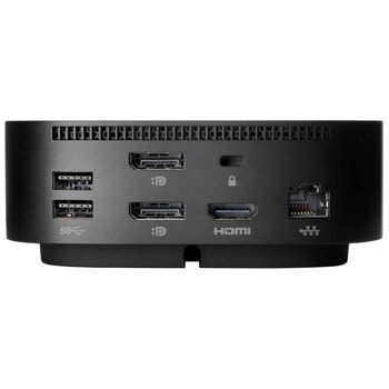Докинг станция HP USB-C Dock G5 (26D32AA), от USB C към 1x USB C, 4x USB A, 2x DisplayPort, 1x HDMI, 1x RJ45, 1x AUX, черна | JAR Computers Докинг станция HP USB-C G5 Dock 26D32AA