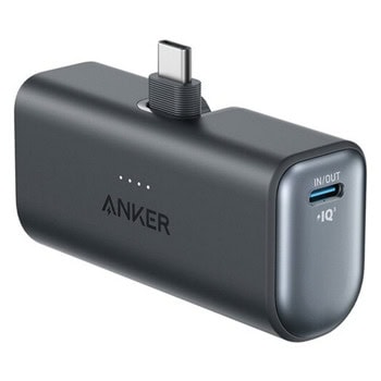 Външна батерия /power bank/ Anker A1653H11, 5000mAh, черна, 1x USB-C(м), 1x USB-C(ж), 22.5W, PowerIQ 3.0 | JAR Computers Anker A1653H11