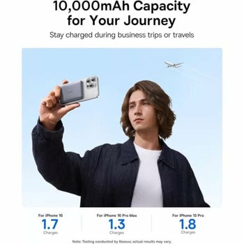 Baseus PicoGo AM41 Ultra Slim Qi2 10000 mAh 27W | JAR Computers Baseus PicoGo AM41 Ultra Slim Qi2 10000 mAh 27W