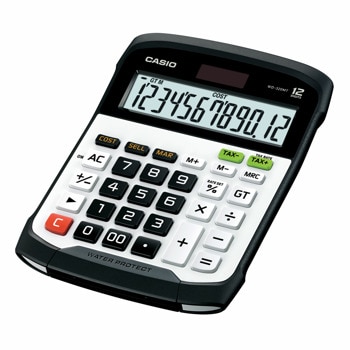 Калкулатор Casio WD-320MT, 12 разряден дисплей, настолен, водоустойчив, черно-бял | JAR Computers Калкулатор Casio WD-320MT