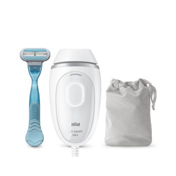 Фотоепилатор Braun Silk Expert Mini (PL1124), 3 степени на скорост, SensoAdapt, бял | JAR Computers Braun Silk Expert Mini PL1124