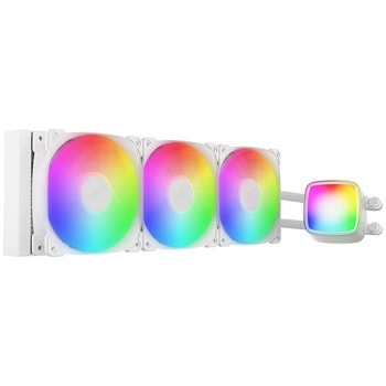 Водно охлаждане за процесор Geometric Future Eskimo Pro 360 White, съвместимост със сокети Intel LGA 1851/1700/1200/115X/2011/2066 & AMD AM5/AM4 | JAR Computers Geometric Future Eskimo Pro 360 White