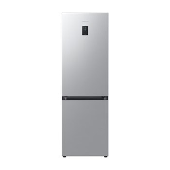 Хладилник с фризер Samsung RB34C672ESA/EF, клас E, 344 л. общ обем, свободностоящ, 254 kWh/годишно разход на енергия, All-Around Cooling, No Frost, сребрист | JAR Computers Samsung RB34C672ESA/EF