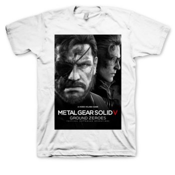 Тениска Metal Gear Solid V: Ground Zeroes, размер M, бяла image