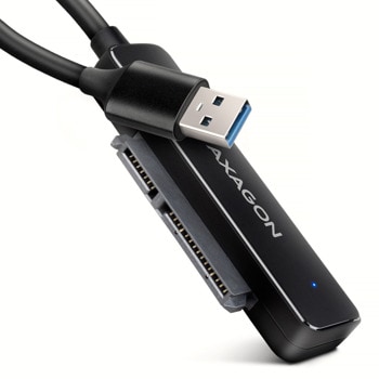 Преходник AXAGON ADSA-FP2A, от USB 3.2 към SATA(м), за 2.5" (6.35 cm) SATA HDD/SSD, черен | JAR Computers AXAGON ADSA-FP2A