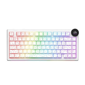 клавиатура ajazz ak820v2 aj-ak820-v2-pro-wps-se-wh | JAR Computers клавиатура ajazz ak820v2 aj-ak820-v2-pro-wps-se-wh
