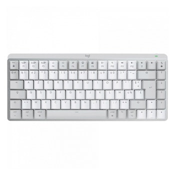 Клавиатура Logitech MX Mechanical Mini For Mac (920-010799), безжична, механична, тактилни суичове, US INT, безжична, сива/бяла | JAR Computers Logitech MX Mechanical Mini for Mac PALE GREY US I