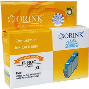 Патрон за HP OfficeJet 6950 /6960/6961/6963/6964/6965/6966/6968/6970/6970/6971/6974/6976/6978/6979, Cyan - 903XL CY - НT6M03AE - Неоригинален, Заб.: 825 k | JAR Computers Патрон HP T6M03AE №903XL CY съвм 825стр