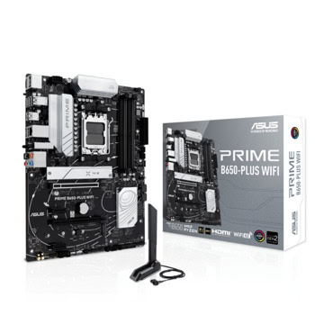 Дънна платка Asus PRIME B650-PLUS WIFI, B650, AM5, DDR5, PCI-E 4.0, 4x SATA 6Gb/s, 2x M.2, 3x USB 3.2 Gen 1, Wi-Fi 6E, Bluetooth 5.3, ATX | JAR Computers Дънна платка Asus PRIME B650-PLUS WIFI