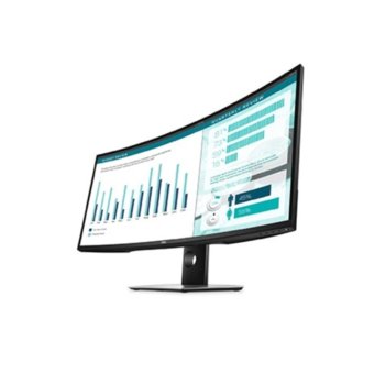 Монитор Dell P3418HW, 34" (86.36 cm) IPS панел, WFHD, 5ms, 1 000:1, 300 cd/m2, DisplayPort, HDMI, USB | JAR Computers Dell P3418HW