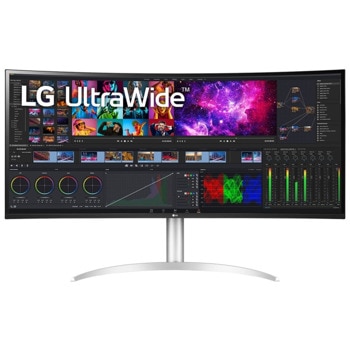 Монитор LG 40WP95C-W, 39.7" (100.83 cm) IPS панел, 72Hz, UHD 5K, 5ms, 300cd/m2, DP, HDMI | JAR Computers LG 40WP95C-W
