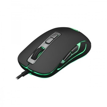 Мишка SBOX SHINAI-V2 eShark ESL-M5, оптична, USB, RGB подсветка, 7 бутона, черна | JAR Computers SBOX SHINAI-V2 eShark ESL-M5