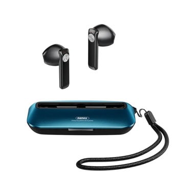 Слушалки Remax Shell AlloyBuds M2, безжични, Bluetooth, микрофон, до 5 часа време на работа, сини | JAR Computers Слушалки Remax Shell AlloyBuds M2 Blue 20739