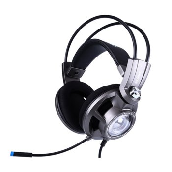 Слушалки Somic G955-GY, микрофон, гейминг, виртуален 7.1 съраунд, 40мм високоговорители, 20Hz - 20KHz честотен диапазон, USB, сиви | JAR Computers Somic G955-GY