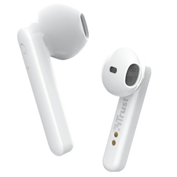 Слушалки Trust Primo Touch, безжични, Bluetooth, 10mm драйвери, до 4 часа време на работа, бели | JAR Computers Trust Primo Touch BT White