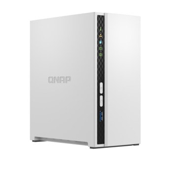 Мрежови диск (NAS) QNAP TS-233, четириядрен ARM Cortex A55 2.0GHz, без твърд диск (2x SATA 6Gb/s), 2GB DDR4, 1x LAN image