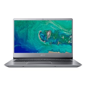 Лаптоп Acer Swift 3 SF314-56G (NX.HAREX.001_NP.MCE11.00D)(сребрист) с подарък мишка Acer, четириядрен Whiskey Lake Intel Core i5-8265U 1.6/3.9 GHz, 14" (35.56 cm) Full HD IPS Display & GF MX250 2GB, (HDMI), 8GB DDR4, 1TB HDD, 1x USB Type-C, Linux | JAR Computers Acer Swift 3 SF314-56G and gift