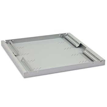 19" shelf, depth 750 mm, height 1U, товароносимост 40кг, перфорирана, сива | JAR Computers Triton RAB-UP-750-A4