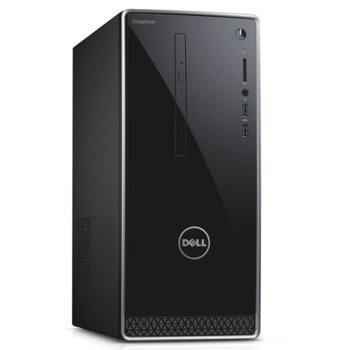 Настолен компютър Dell Inspiron 3650 (5397063956128), четири-ядрен Skylake Intel Core i5-6400 2.7/3.3GHz, NVIDIA GeForce GT 730 2GB GDDR3, 8GB DDR3L RAM, 1TB 7200rpm, 2x USB 3.0, клавиатура и мишка, Linux | JAR Computers Dell Inspiron 3650 5397063956128