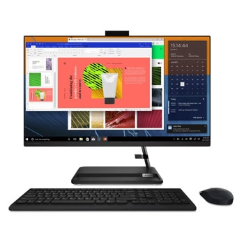 All in One компютър Lenovo IdeaCentre AIO 3 27ALC6 (F0FY00G9RI), осемядрен AMD Ryzen 7 7730U 2.0/4.5GHz, 27" (68.58cm) Full HD IPS Anti-Glare дисплей, (HDMI), 16GB DDR4, 512GB SSD NVMe, 2x USB 3.2 Gen 1, Free DOS | JAR Computers AIO компютър Lenovo IdeaCentre 3 27ALC6