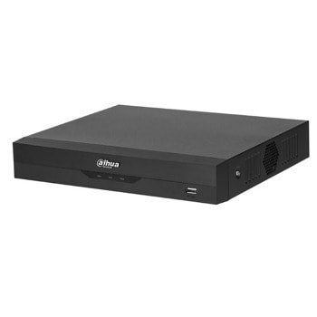 Хибриден видеорекордер Dahua XVR5104HS-I3, 4 канален, AI Coding/H.265+/H.265/H.264+/H.264, 1x SATA до 6TB, 2x USB 2.0, 1x RJ-45, 1x HDMI, 1x VGA, 1x RCA | JAR Computers Dahua XVR5104HS-I3