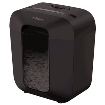 Шредер Fellowes Powershred LX25, до 6 листа А4 ръчно, раздробява карти/хартия/телчета/кламери, Cross-Cut, кошче за отпадъци с обем 11 литра | JAR Computers Fellowes Powershred LX25 4170501