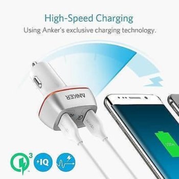 Anker PowerDrive+ 2 Ports Quick Charge 3.0