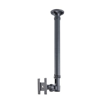 Стойка за телевизор NewStar FPMA-C100, за таван, за екрани от 10" до 30", VESA до 200x100 mm, макс. тегло до 12кг., регулируема, черна | JAR Computers NewStar FPMA-C100