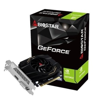 Видео карта Nvidia GF GT 1030, 4GB, Biostar, PCI-E 3.0, DDR4, 64-bit, HDMI, DVI | JAR Computers Biostar VN1034TB46