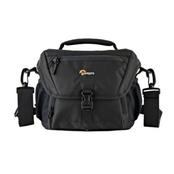 Чанта за фотоапарат Lowepro Nova 160 AW II, за DSLR, 17-85mm, 1-2 допълнителни обектива и светкавица, черен | JAR Computers Lowepro Nova 160 AW II (черен)
