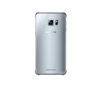 Clear Cover Samsung Galaxy S6 Edge, Silver